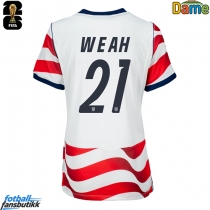 Forente stater Timothy Weah #21 Hjemmedrakt Dame VM 2026 Kortermet